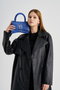 Lucky Bees Bolso de Mano Azul Saxo